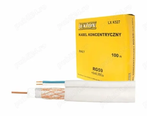 Cablu coaxial H155 , RG59 , RG6 vezi descrierea