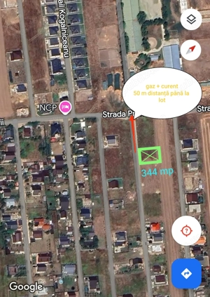 Vând teren intravilan 344mp în Comuna Berceni