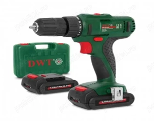 Bormasina cu acumulator 12V 1,5A DWT