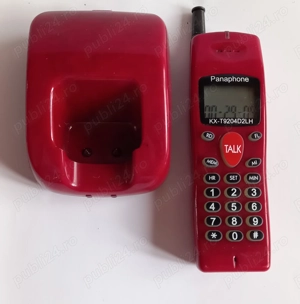 Panaphone KX-T9204D2LH, telefon fără fir produs de Panasonic, anii '80-'90 - imagine 3
