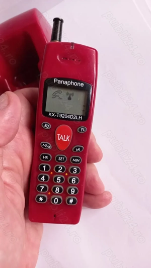 Panaphone KX-T9204D2LH, telefon fără fir produs de Panasonic, anii '80-'90 - imagine 4