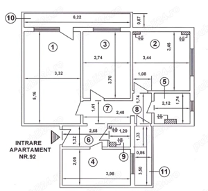 Apartament 3 camere decomandat, etaj 3 10, Petre Ispirescu   Sebastian