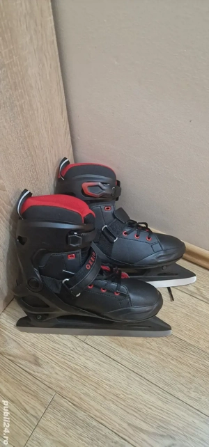 Patine Fit 500 Negru-Rosu mărime 40