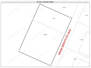 Domnești   teren 750mp, cu puț, pomi, gard viu, gard bordurat, porti - imagine 6