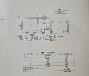  Apartament cu 2 camere de vânzare în Curtea de Argeș. - imagine 11