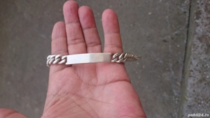 Bratara argint 950 Franta - imagine 3