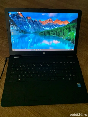 Laptop Hp Slim intel core i3,Display 15,6 led,Windows 10,SSD 130gb m,4gb ram functional cu incarcato