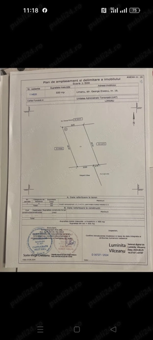 Teren vânzare Limanu