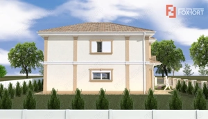 Duplex 5 camere 132 mp utili, despartit prin garaj Mosnita Noua - imagine 7