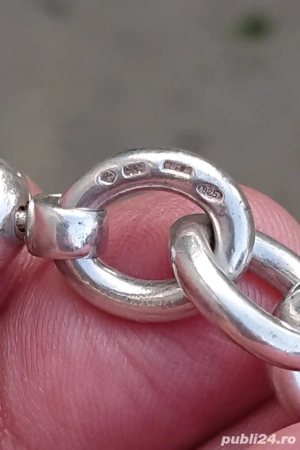 Bratara Gucci rollo argint - imagine 3