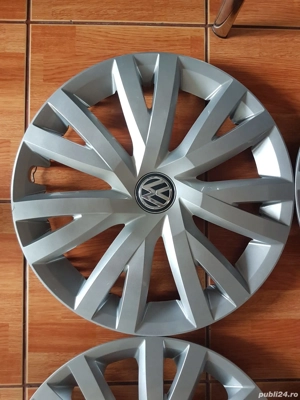 Capace roti originale VW , pe 16 " , stare f buna !  - imagine 2