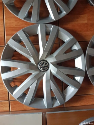 Capace roti originale VW , pe 16 " , stare f buna !  - imagine 3