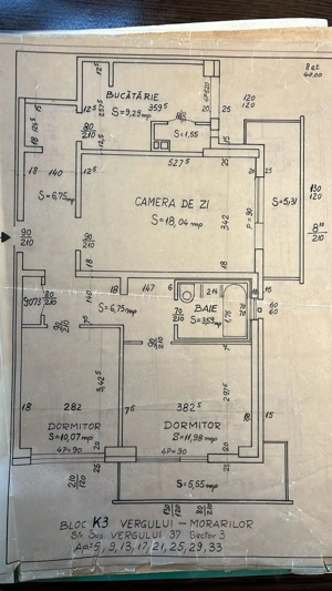 Apartament 3 camere decomandat, 2 balcoane, lângă Parc Morarilor   zonă liniștită
