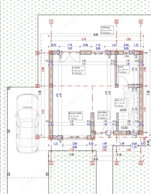 Casa individuala 110 mp utili, 400 mp teren, semifinisata, Luna de Sus - imagine 3