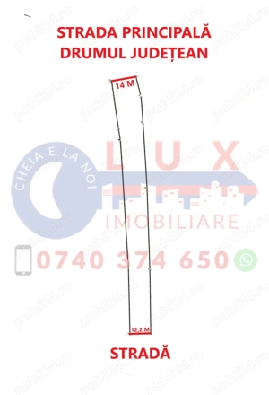 ID 7896 Teren intravilan - Dunăvățu de Jos - DRUMUL JUDEȚEAN