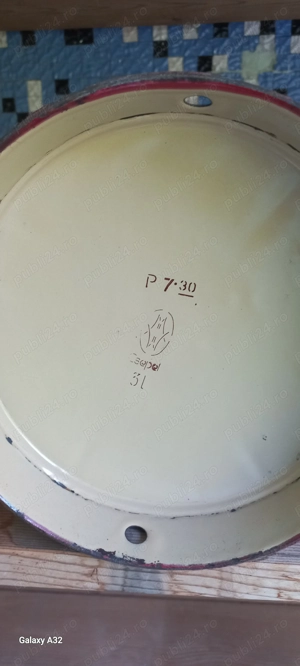 Bidoane vechi emailate pentru untura Csepel 3L si Splendid 5L - imagine 4