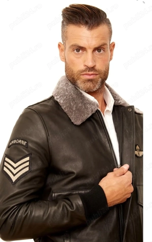 Geaca din piele barbati