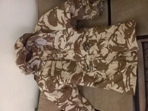 Scurtă de iarnă militară matlasată   camuflaj deșert, mărimea 48-1