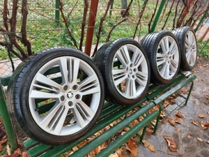 Jante aliaj R18 skoda octavia cu anvelope DUNLOP vara 225 40 ZR18