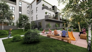 Apartament 2 camere,  65 mp utili + balcon, orientare Nord-Vest