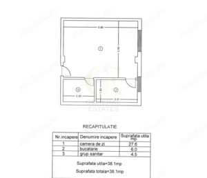 Vânzare apartament cu o cameră - 35 m.p în Păcurari - Iasi - imagine 8