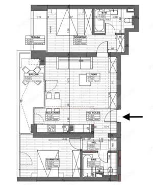 Apartament 3 camere, 72 mp, zona Aradului