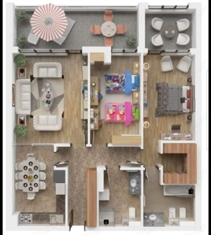 Apartament 3 camere Isaran Brasov - imagine 2