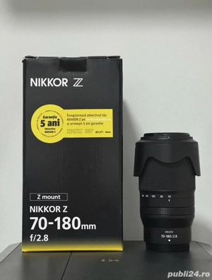 Obiectiv Nikon 70-180 f 2.8 montura Z GARANTIE 5 ani