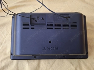 Radio Sony Dock Conector Lightning iPod iPhone cu ceas deşteptător,  Negru - imagine 5