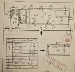 Vand apartament 3 camere