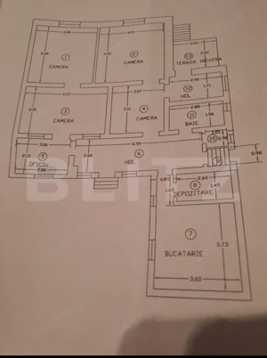 Casa de 4 camere, 110 mp utili, teren 550 mp, Lugojului