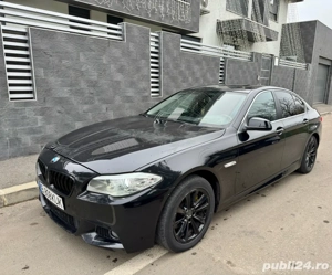 BMW F10 520d Pachet M, Navigatie, Lumini Ambientale, km reali, incalzire scaune, piele, faruri led - imagine 3