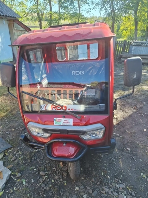 Triciclu electric cu cabina  - imagine 2