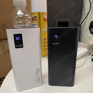 Baterie externa 20000mA 66w powerbank superfast charging , afisaj, noi sigilate la cutie