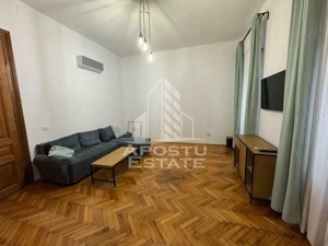 Apartament 2 camere, semidecomandat, cladire istorica, zona Fabric