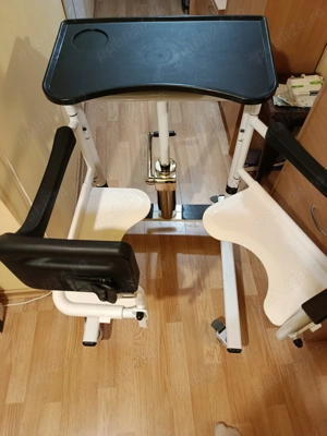 New hydraulic patient transfer chair 2 in 1 (toilet transfer chair) - maximum load 120 kg - imagine 4