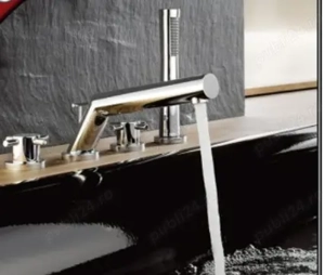 Baterie Kludi Bozz cu montaj pe cada, patru elemente