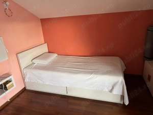 Pat lemn masiv 1,80 x 2 m - include salteaua