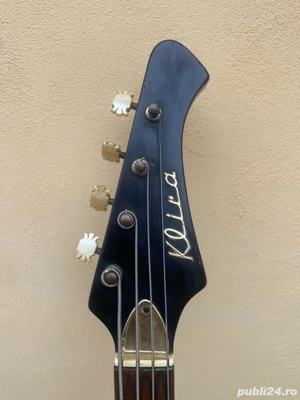 chitara bass Klira Triumphator Red Vinyl bass - imagine 4