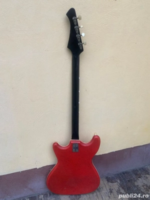 chitara bass Klira Triumphator Red Vinyl bass - imagine 5