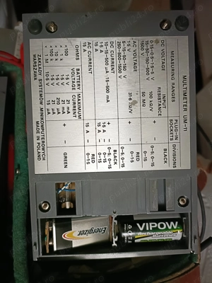 Aparat masura MULTIMETRU UM 11 functioneaza - imagine 4