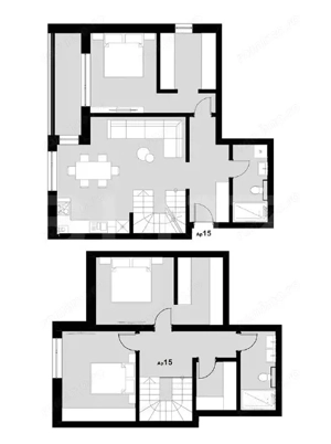 Apartament 4 camere pe două niveluri, 2 locuri de parcare, Giroc - imagine 5