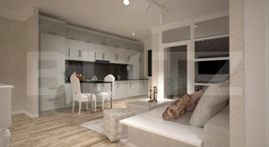 Apartament 2 camere, 43 mp + gradina 40 mp, in zona Lunca Cetatuii