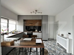 Duplex nou mobilat/utilat modern, P + E de 101 mp utii, cu teren 190 mp, Damila - imagine 3