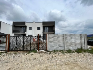 Duplex nou mobilat/utilat modern, P + E de 101 mp utii, cu teren 190 mp, Damila - imagine 16