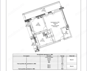 Apartament cu 3 camere, 65,5 mp, Ansamblu Rezidential, Zorilor