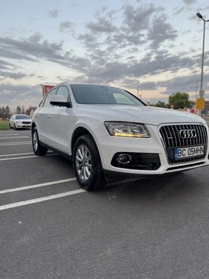 Vand Audi Q5 alb 2014 2.0 TDI 177cp Quattro-Distronic-Automat - imagine 2