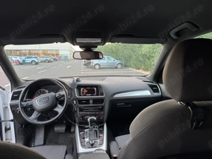 Vand Audi Q5 alb 2014 2.0 TDI 177cp Quattro-Distronic-Automat - imagine 6