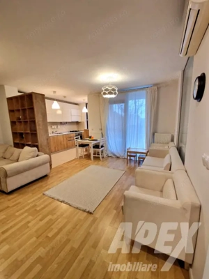 Apartament 2 camere cu grădină privată| loc pqrcare inclus | Adora Pipera 