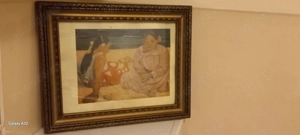 Tablou decorativ cu rama clasica ornamentata - imagine 2